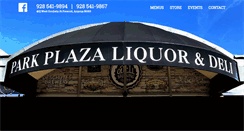 Desktop Screenshot of parkplazaliquor.com